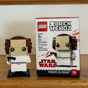 LEGO 6225350 Brickheadz Princess Leia Organa 41628 Building Kit, Multicolor